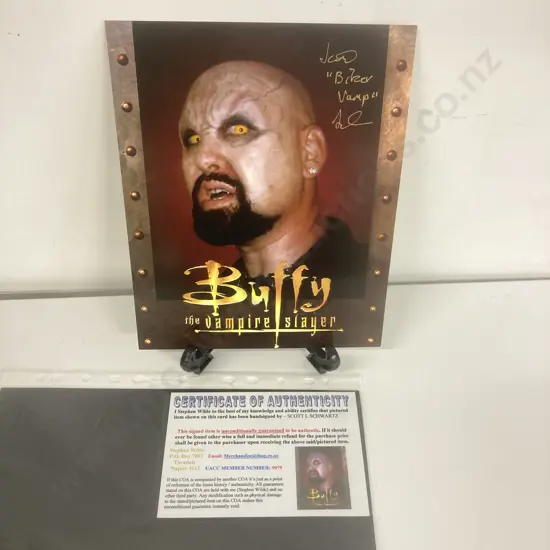 Scott L Schwartz  Autographed Photo From Buffy The Vampire Slayer with COA, 10x8"