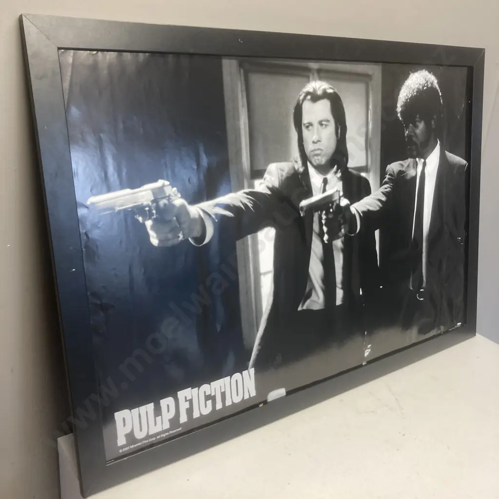 Framed Pulp Fiction Poster 68 x 99cm Image 1++