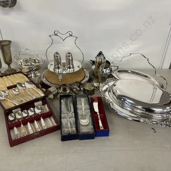 Selection Of Silver Ware Items