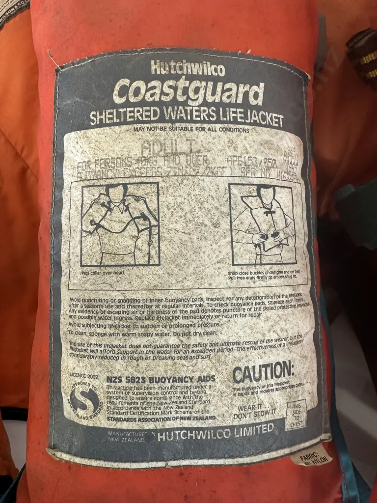 Assorted Hutchwilco Life Jackets x3 Image 1++