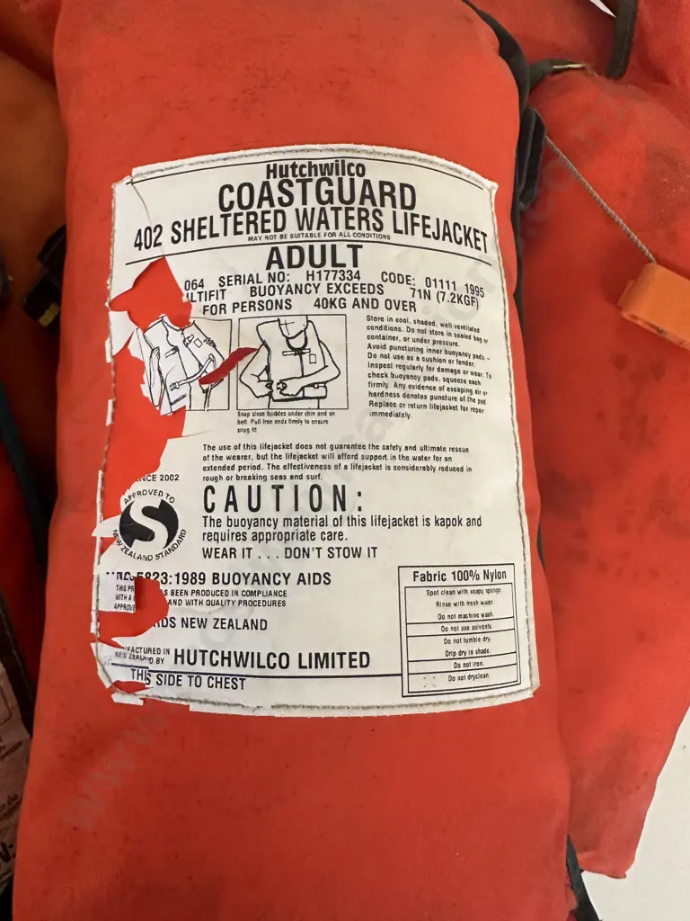 Assorted Hutchwilco Life Jackets x3 Image 1++