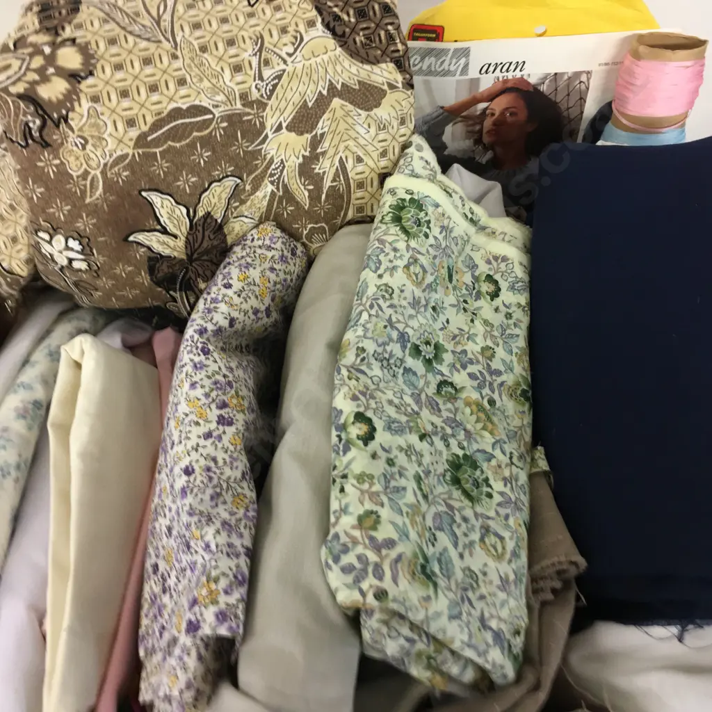 Assorted Fabric Pieces Image 1++