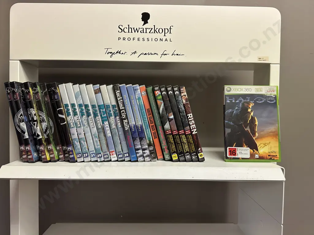 Lot DVDs Including Railway, Star Trek, Stargate SG-1 DVDs 1 to 8 & X Box 360 Game Image 1++