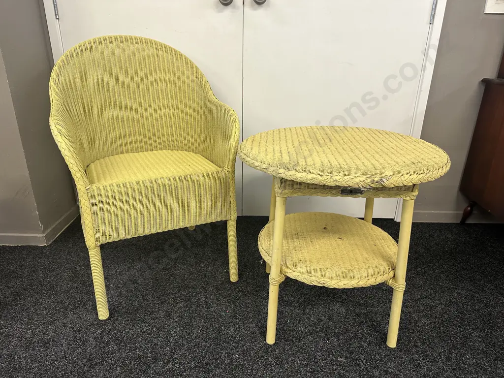 Vincent Sheppard Cane Out Door Table & Chair  Image 1++