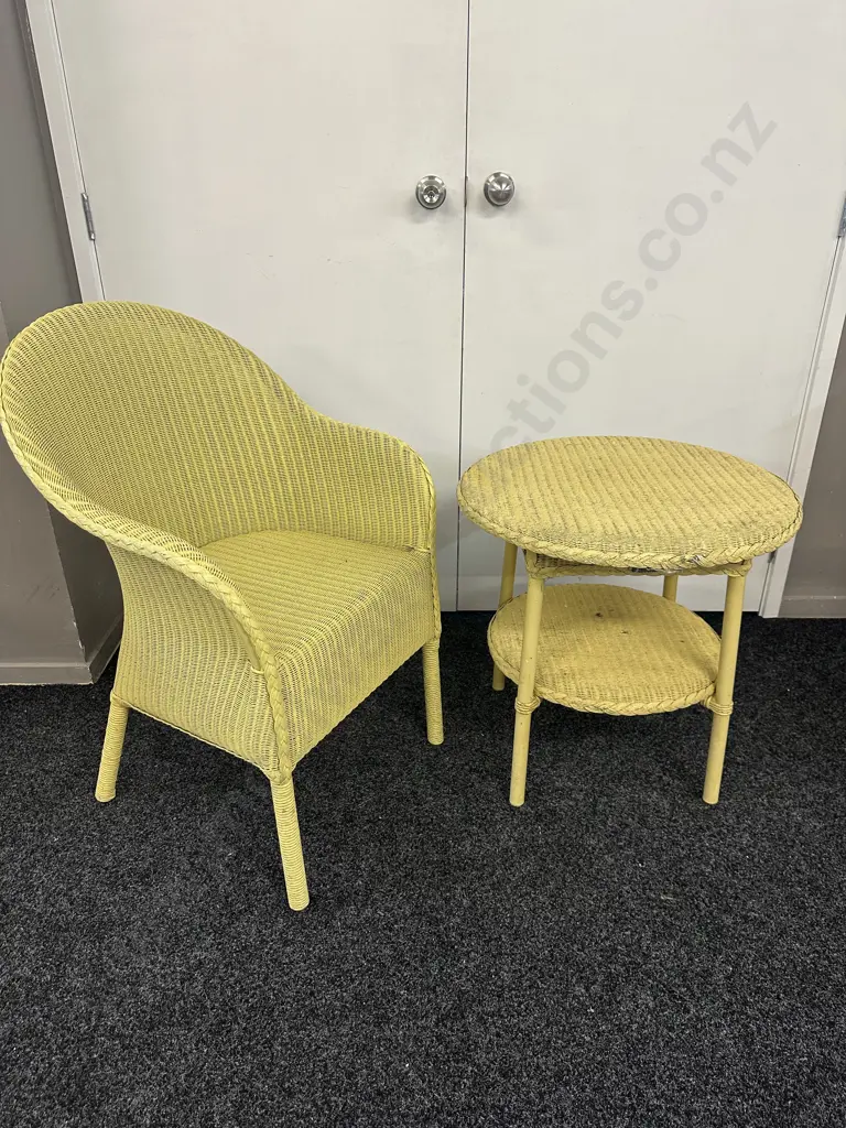 Vincent Sheppard Cane Out Door Table & Chair  Image 1++