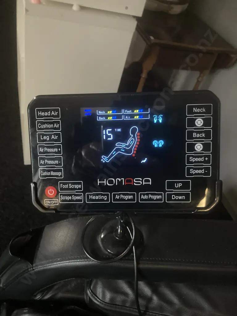 HOMASA Luxury Full Body Massage Chair Zero-Gravity Kneading Shiatsu Massager With Touch Control WF-LK1-TS1 Image 1++
