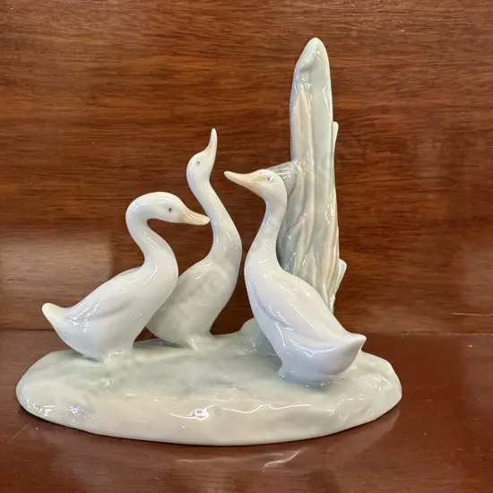 Vintage Spanish Nao Geese Figurine H12cm.