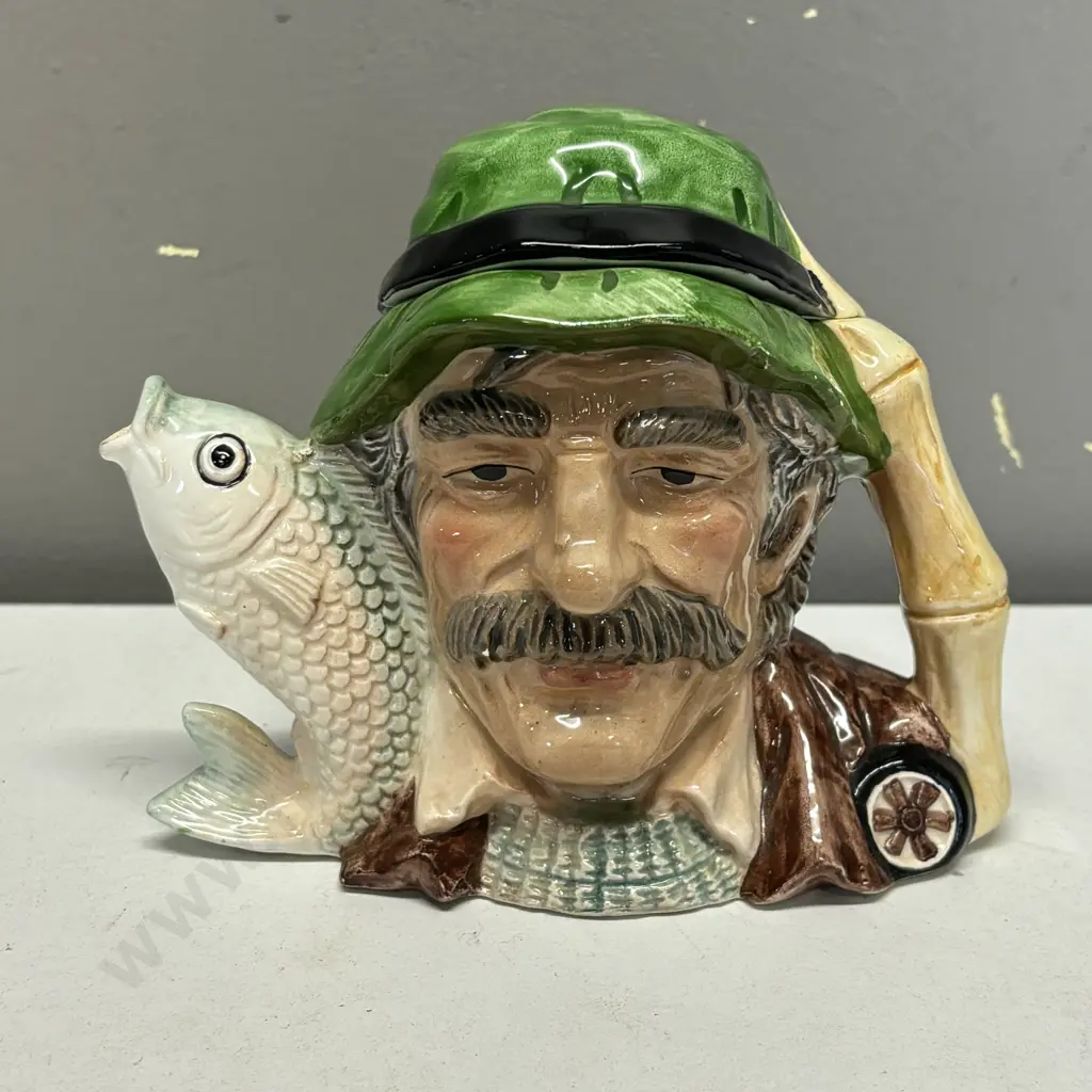 Vintage Pottery Character Teapot Image 1++