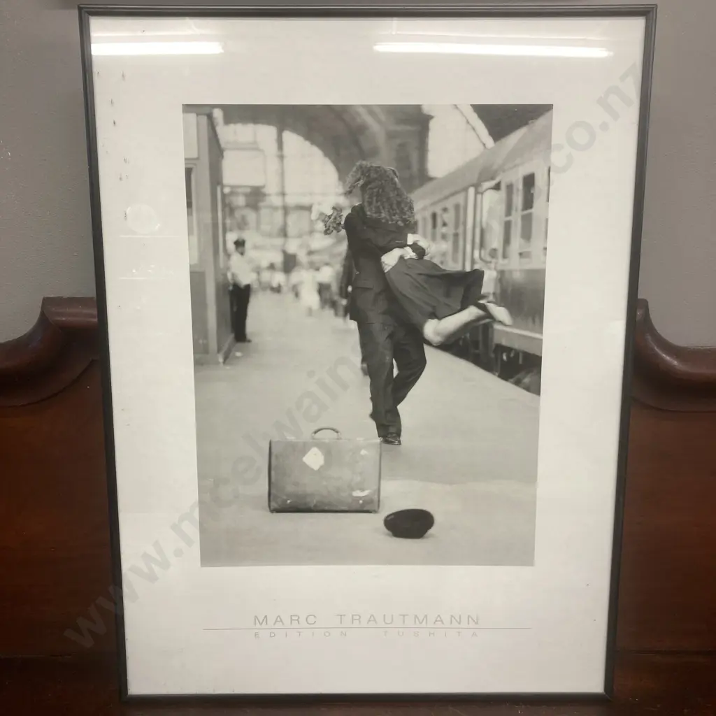 Marc Trautman Edition Tushita Welcome Home Poster Mounted And Framed Behind Glass. 61x46cm Image 1++