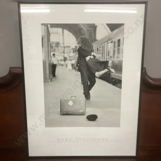 Marc Trautman Edition Tushita Welcome Home Poster Mounted And Framed Behind Glass. 61x46cm