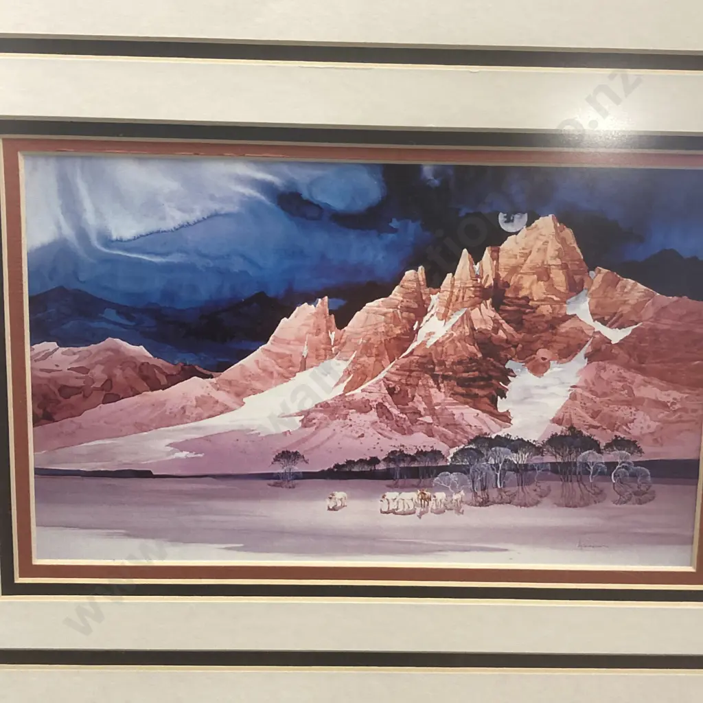 Michael Atkinson Framed Glazed Print. 47 x 62cm (Unable to Sell, Donated) Image 1++