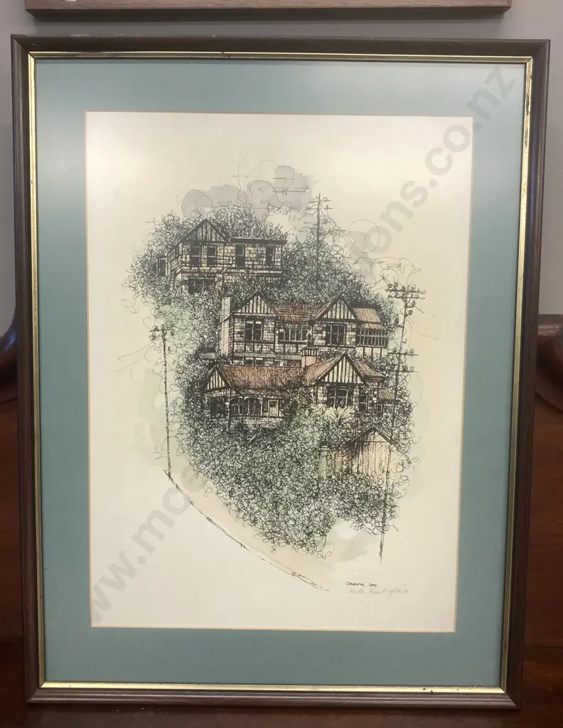 Katie Smith "Oriental Bay" Limited Edition Print 59/150 Signed & Dated 80. 62 x 47cm Image 1++