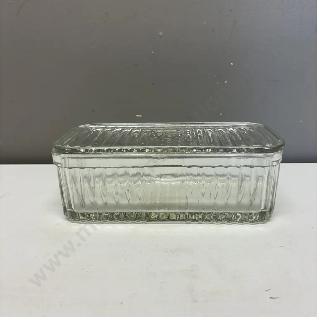 Vintage Glass Refridgerator Container Image 1++