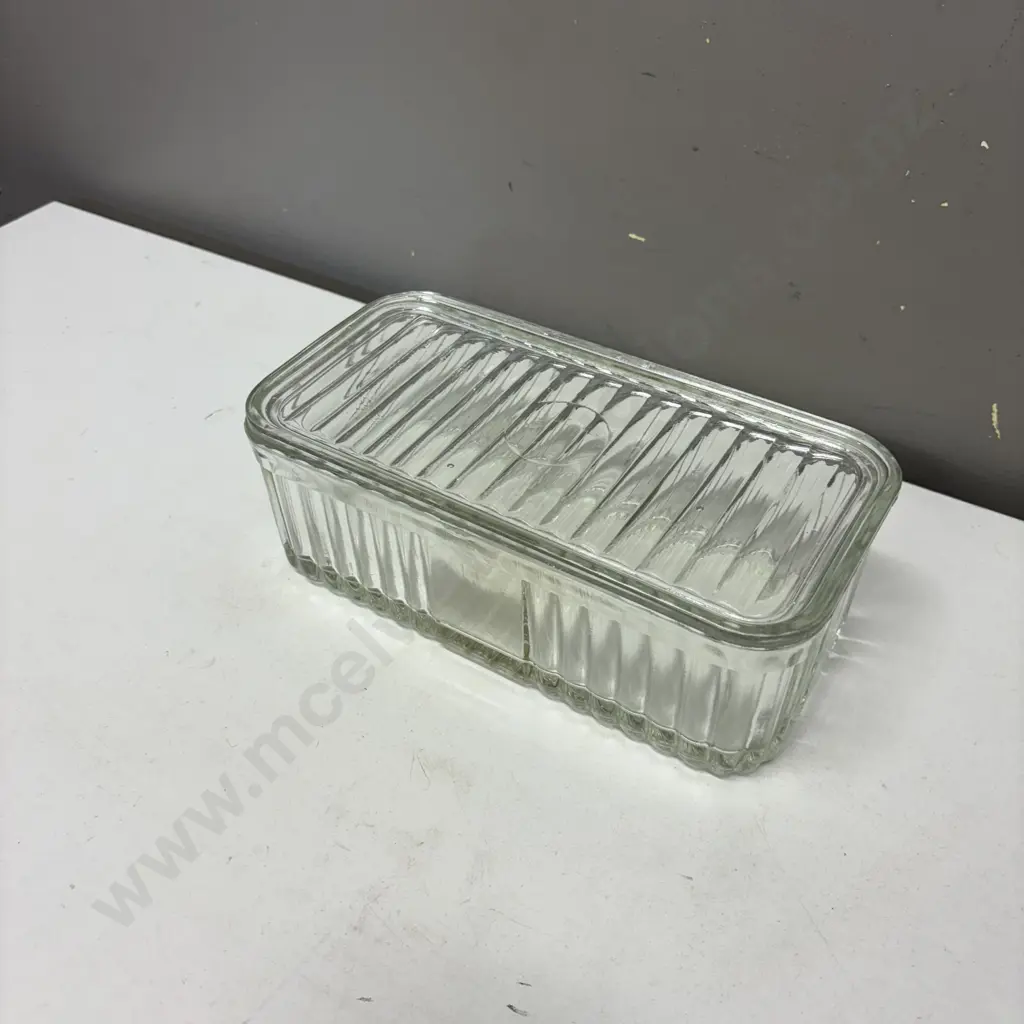 Vintage Glass Refridgerator Container Image 1++