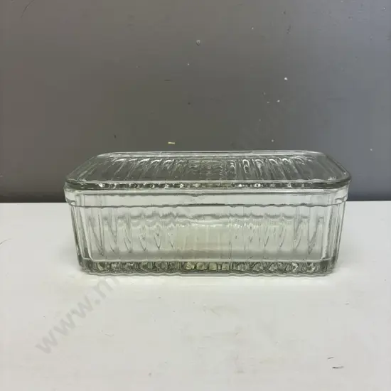 Vintage Glass Refridgerator Container
