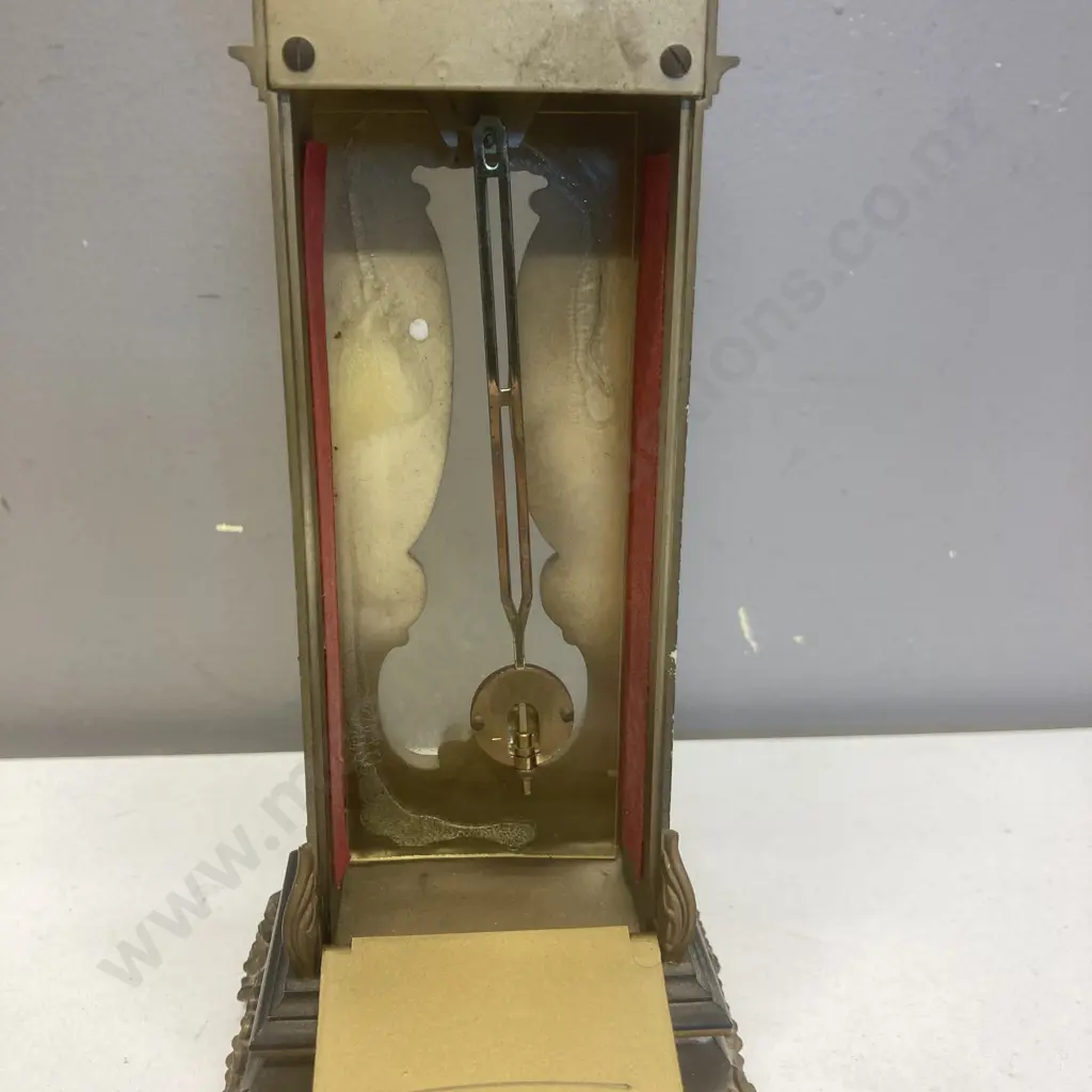 Vintage LSM 8-Day Key-Wind Miniature Grandfather Clock. 33cm Image 1++
