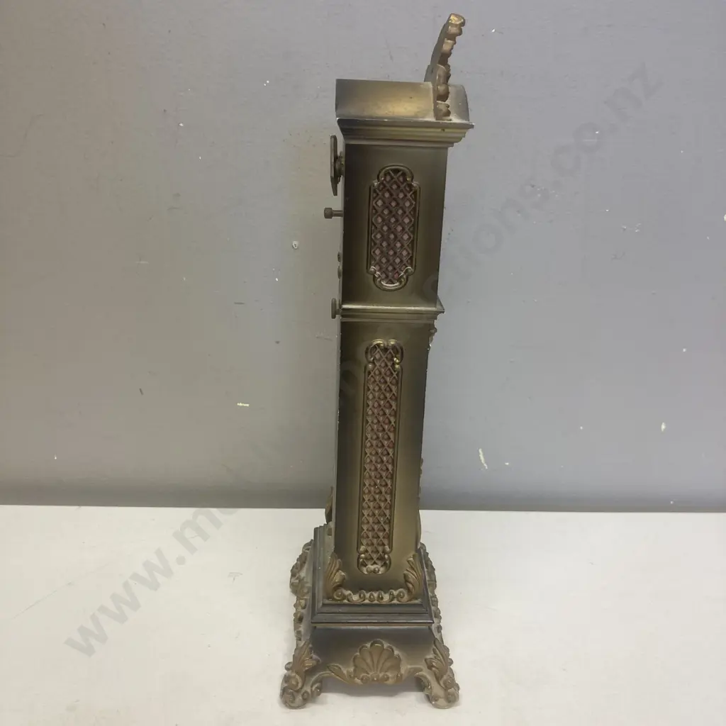 Vintage LSM 8-Day Key-Wind Miniature Grandfather Clock. 33cm Image 1++