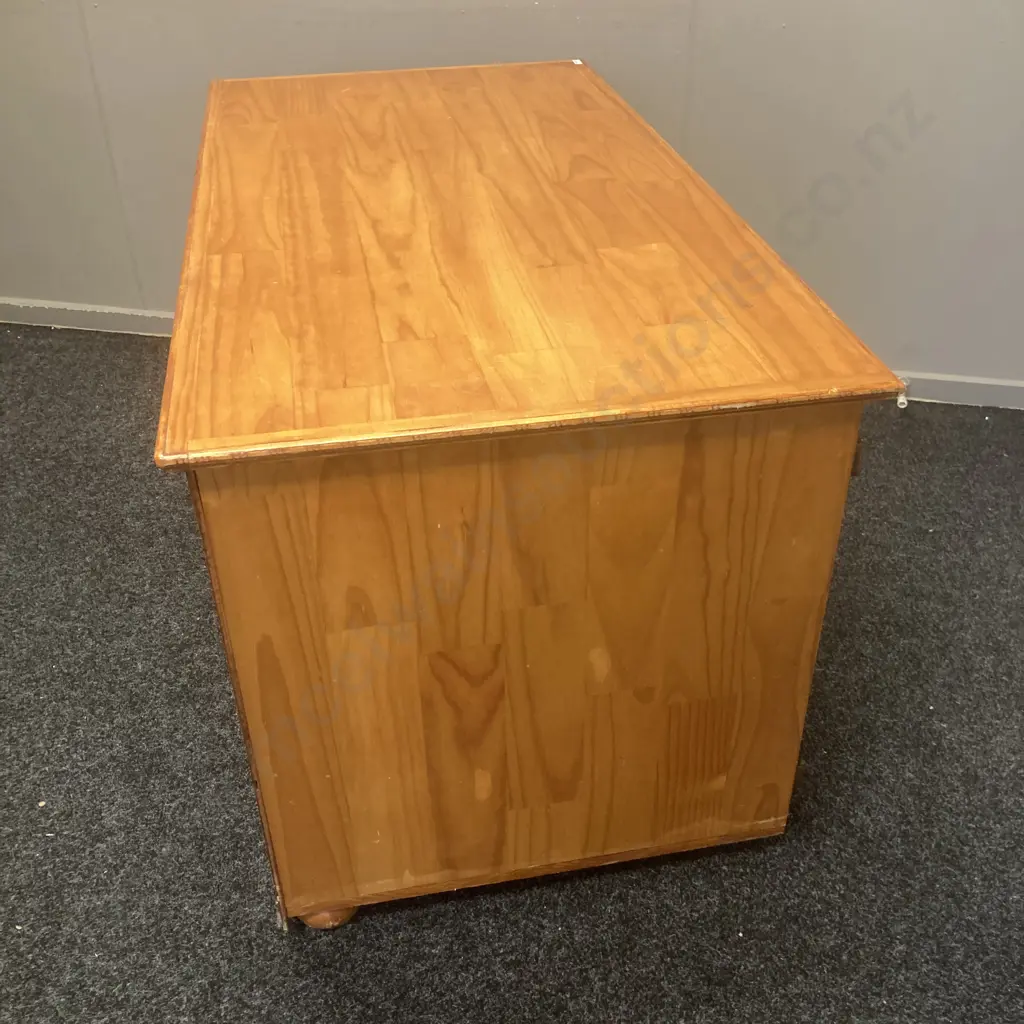 Vintage Wooden Sideboard / TV Stand. H68 W125 D65cm Image 1++