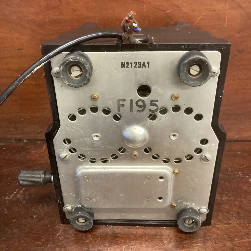 Black Bakelite Telephone (Party Line Phone), N2123A1, F195, Circa 1970s Image 1++