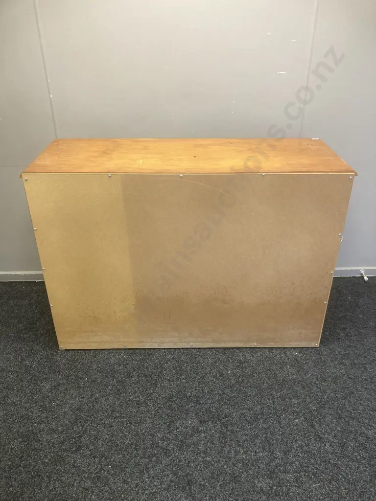 Vintage Pine 8 Drawer Scotch Chest (88 x 125cm ) With Freestanding 2 Drawer Cheval Mirror (68  x 67cm) Image 1++