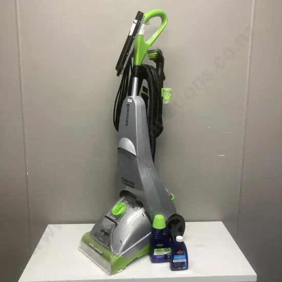 Bissell Cleanview Powerbrush Carpet Cleaner, Model 37E3G With Cleaning Chemicals