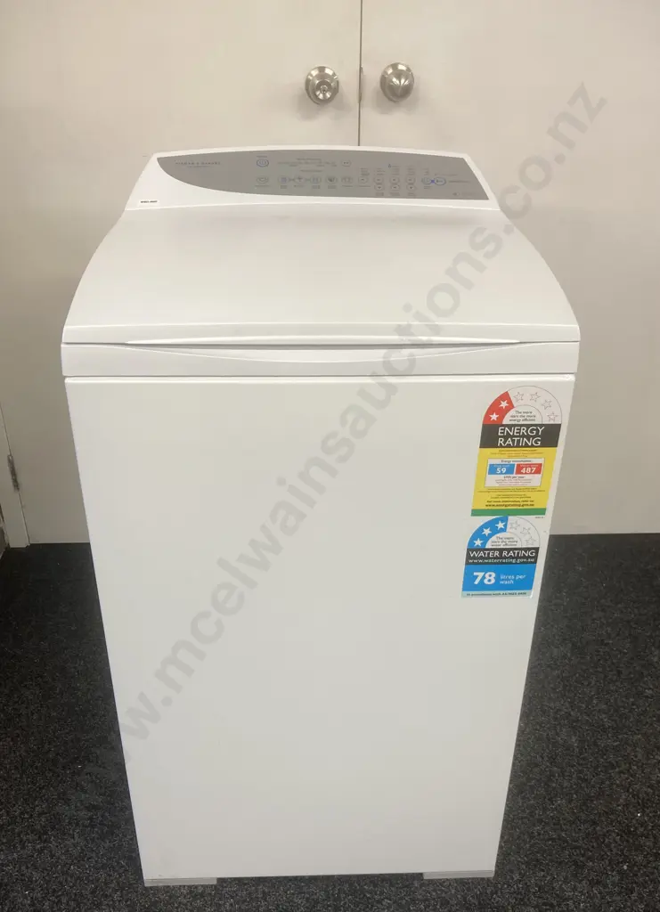 Fisher & Paykel 5.5kg WashSmart Top Load Washing Machine With Manual, #URV414551 (Purchased New 22/09/22) Image 1++