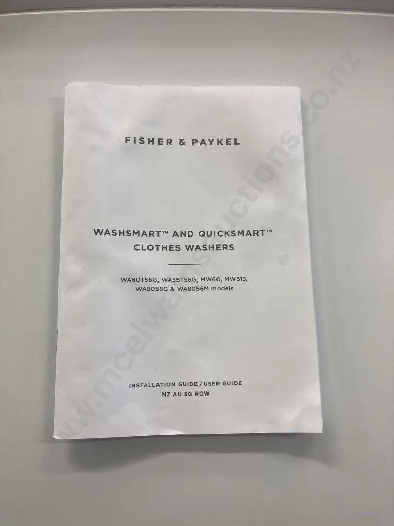Fisher & Paykel 5.5kg WashSmart Top Load Washing Machine With Manual, #URV414551 (Purchased New 22/09/22) Image 1++
