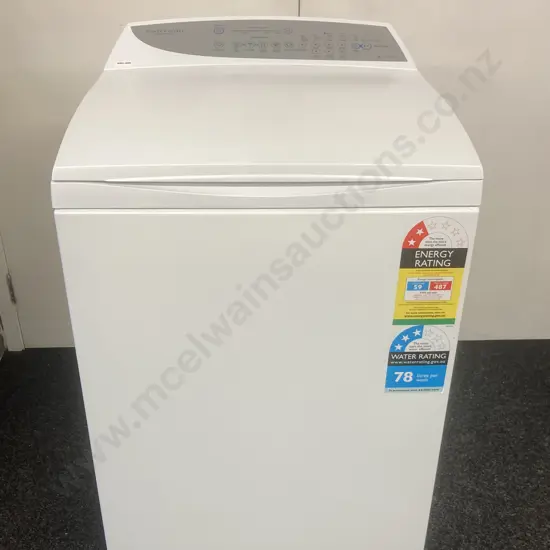 Fisher & Paykel 5.5kg WashSmart Top Load Washing Machine With Manual, #URV414551 (Purchased New 22/09/22)