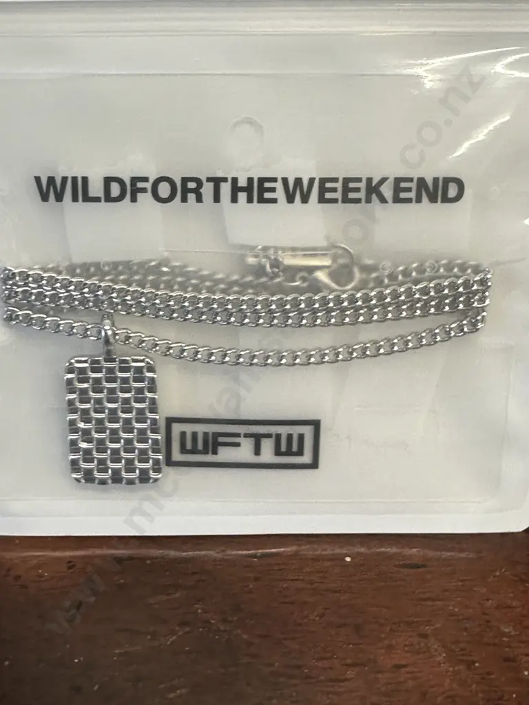 Wild For The Weekend ID Bracelet, Chunky Chain Band Ring & Pendant Necklace Image 1++