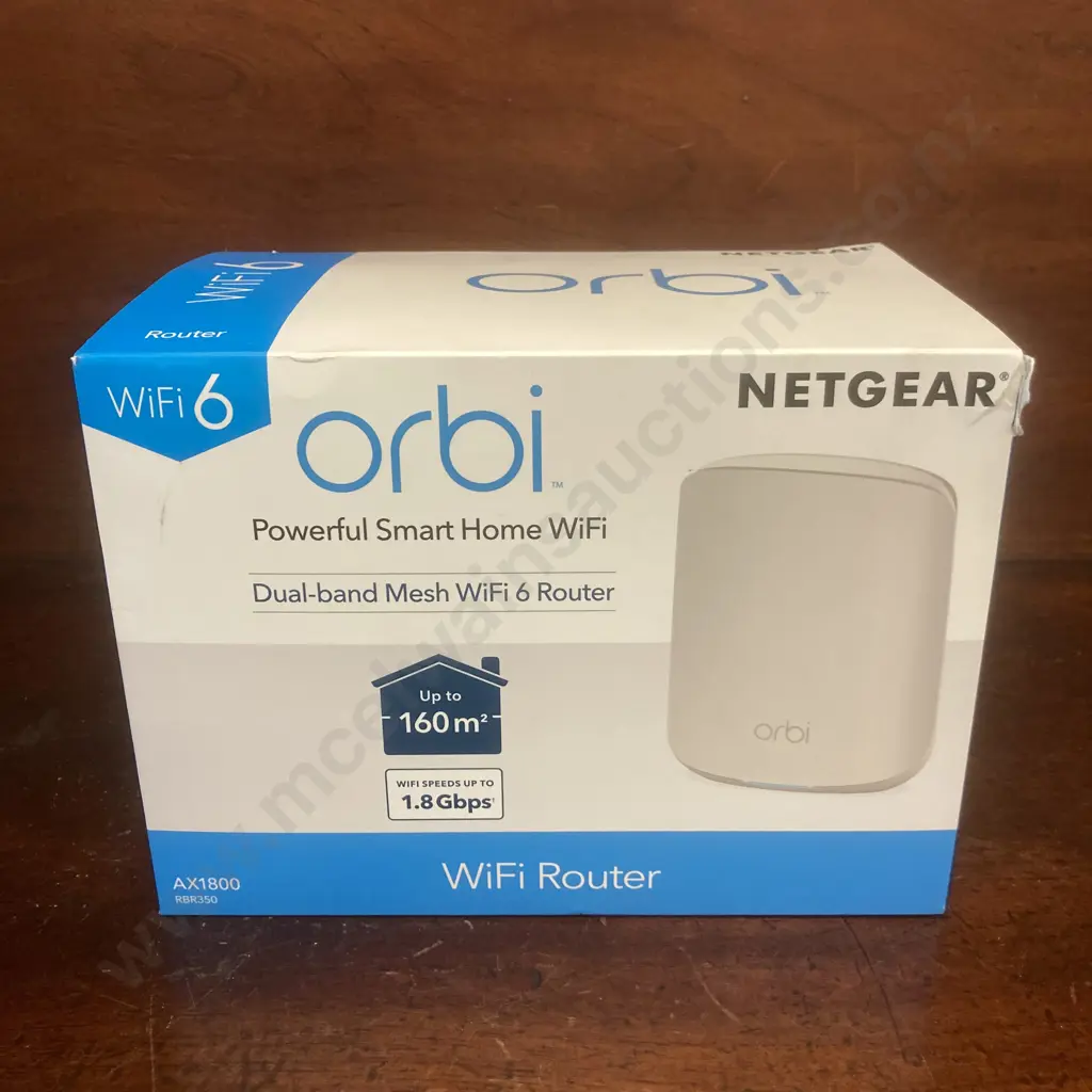 Netgear Orbi RBR350 Dual Band Mesh Router AX1800, WiFi 6 Image 1++