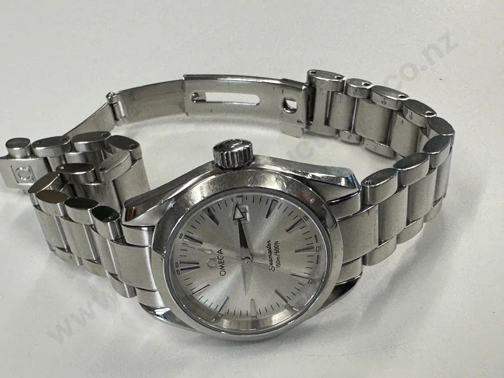 Omega Seamaster Aqua Terra Ladies Watch. Serviced 3/04/2024 Nairns Auckland Image 1++