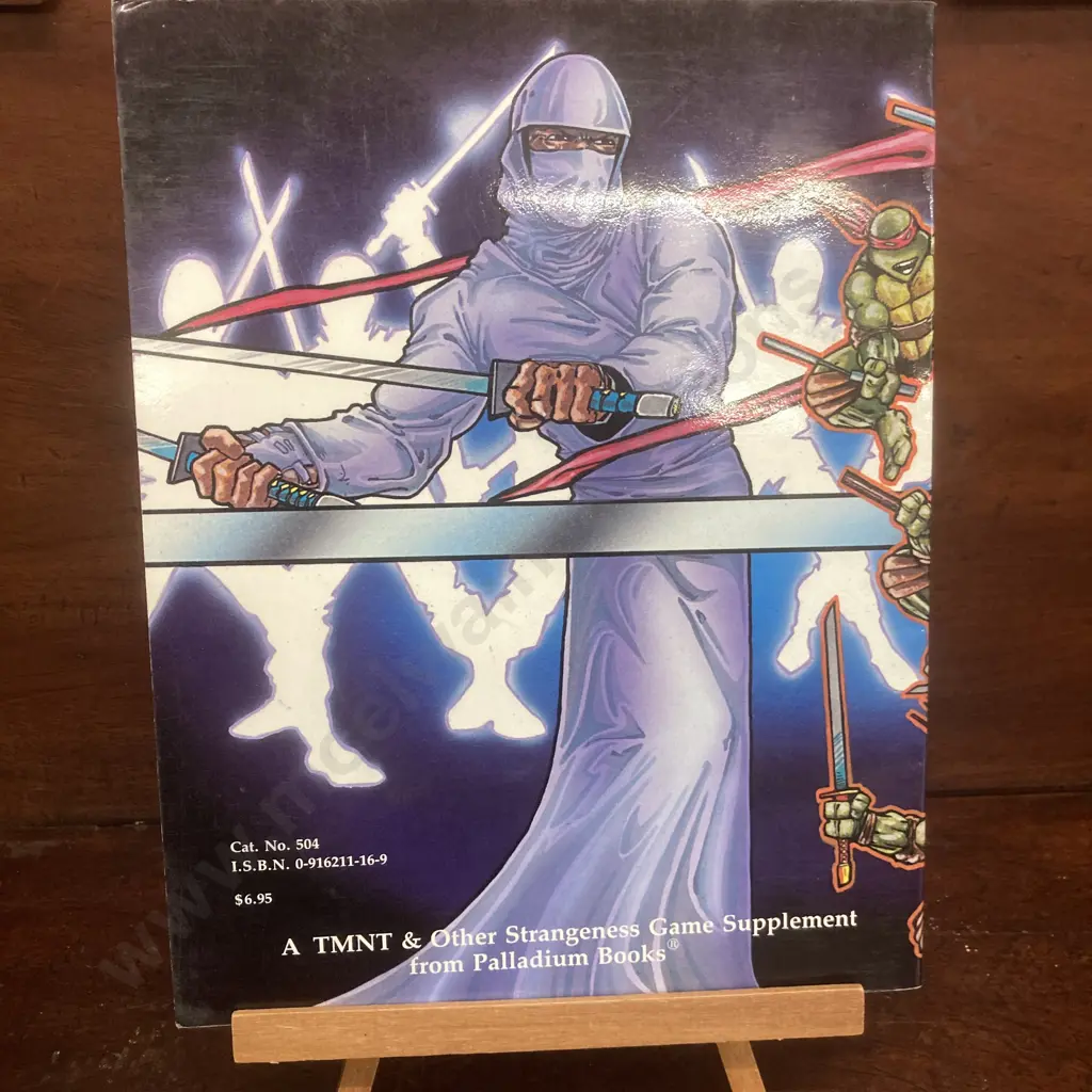 Palladium Books Presents Teenage Mutant Ninja Turtles Adventures! Written by Erick Wujcik RPG Book 1st Printing 1986 Image 1++