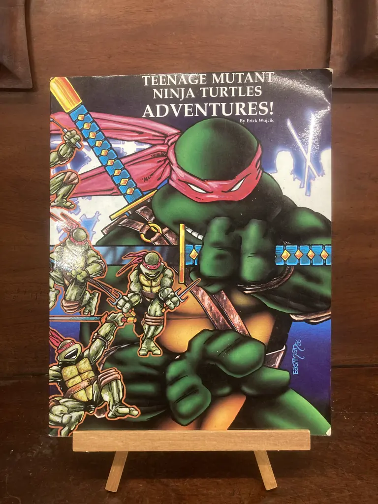 Palladium Books Presents Teenage Mutant Ninja Turtles Adventures! Written by Erick Wujcik RPG Book 1st Printing 1986 Image 1++
