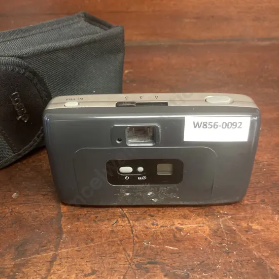 Minolta Riva AF35 35mm Film Camera Auto Focus, Exposure & Flash. Self Timer With Case (Sold with -92)