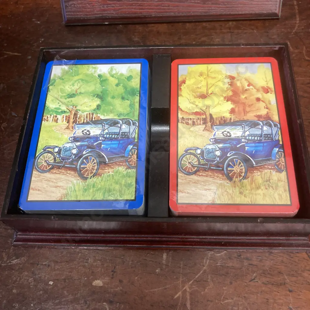 Vintage Giftco Hong Kong Playing Card Holder With Sealed Cards, Coca-Cola Cards In Collectors Tin, Phonecards In Book Image 1++