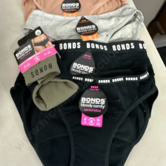 Selection Of Bonds Under Garments Size 12