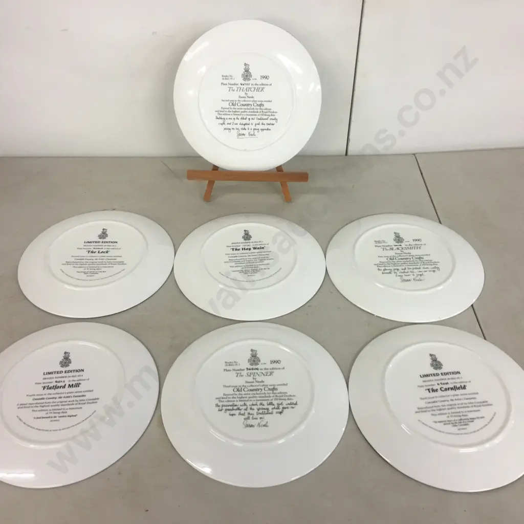  Selection Of Royal Doulton Limited Edition Collectors Plates x7 Image 1++