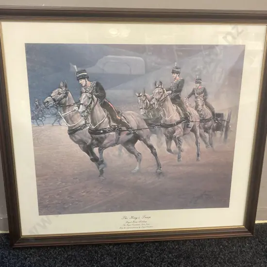 The King's Troop, Royal Horse Artillery, The Royal Tournament, Earl's Court From The Original Painting by Susan Crawford
