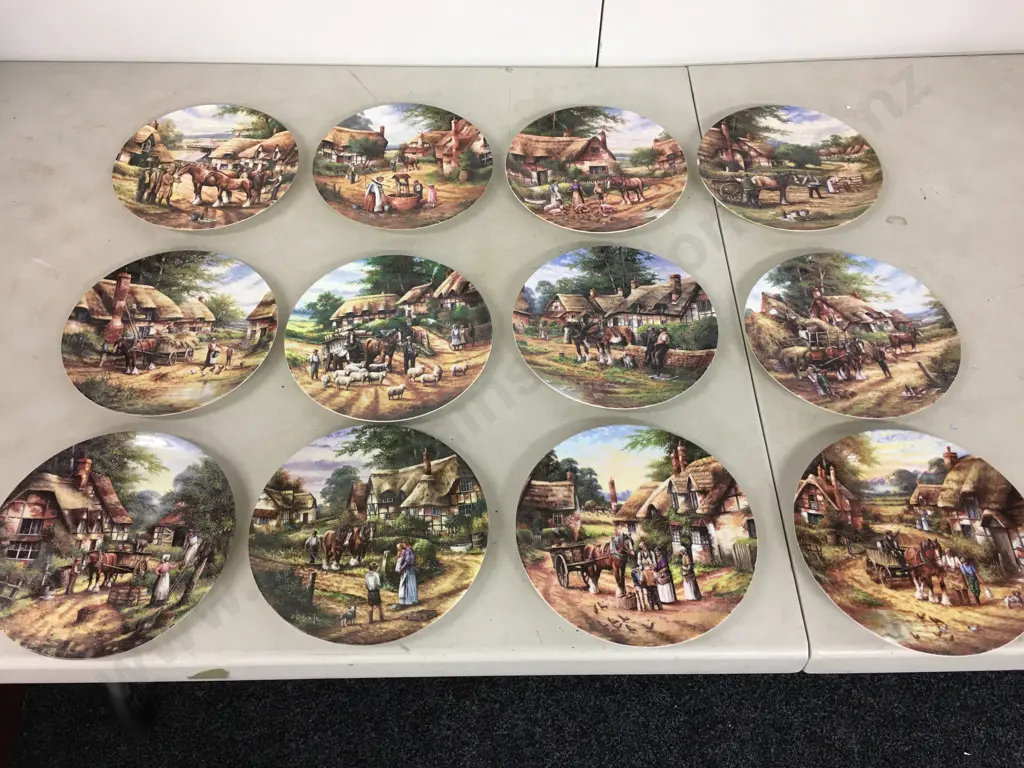Selection Of Limited Edition Wedgwood Collector Plates x12 Image 1++