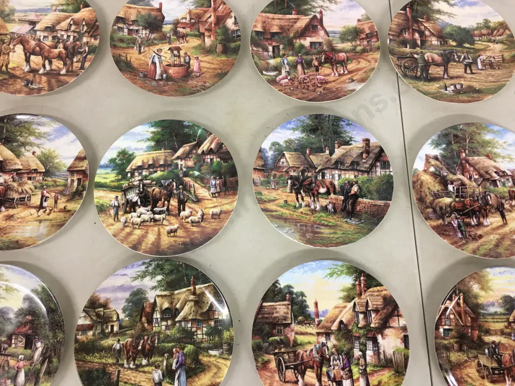 Selection Of Limited Edition Wedgwood Collector Plates x12 Image 1++