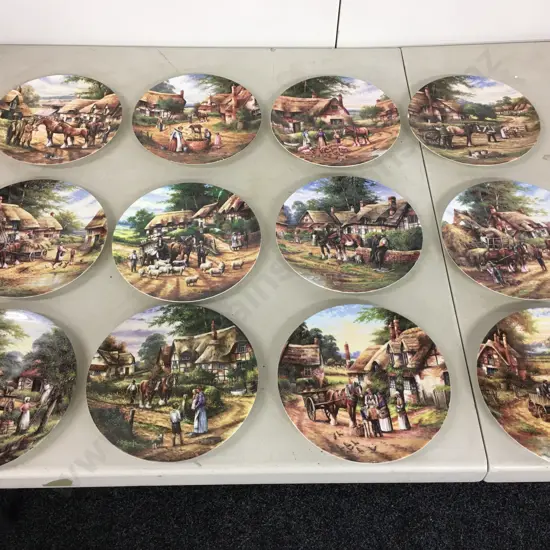 Selection Of Limited Edition Wedgwood Collector Plates x12