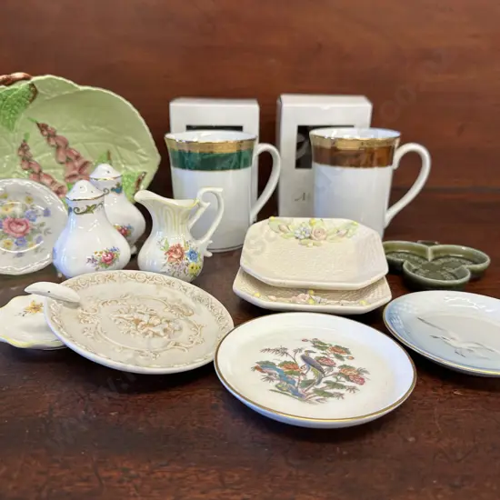 New In Box Noritake 'Majestic' Mugs & Assorted China Items