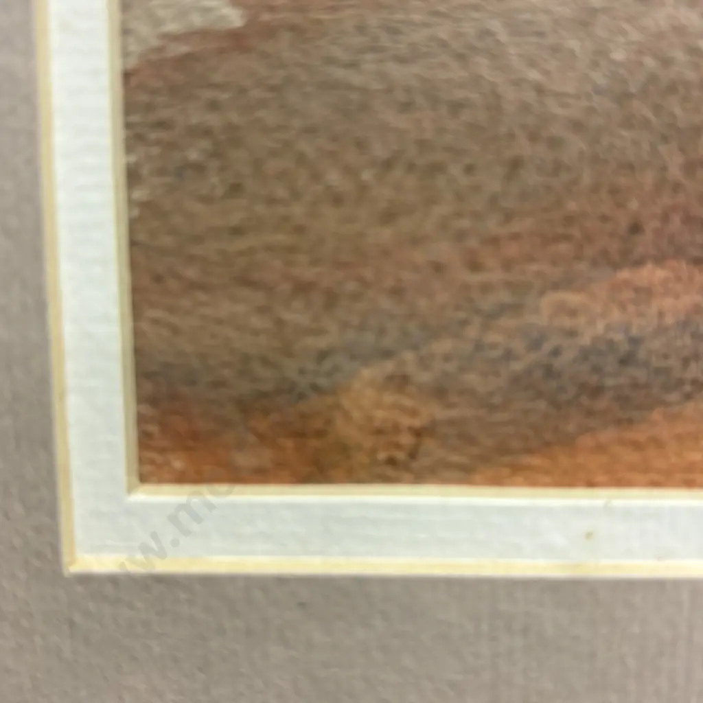 Framed Original Signed Watercolour. Landscape Scene. 72 x 54cm Image 1++