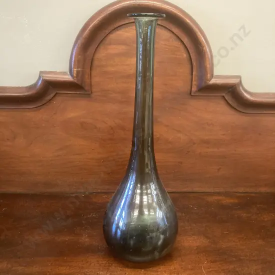 Hand Blown Art Glass Tall Vase. H51cm