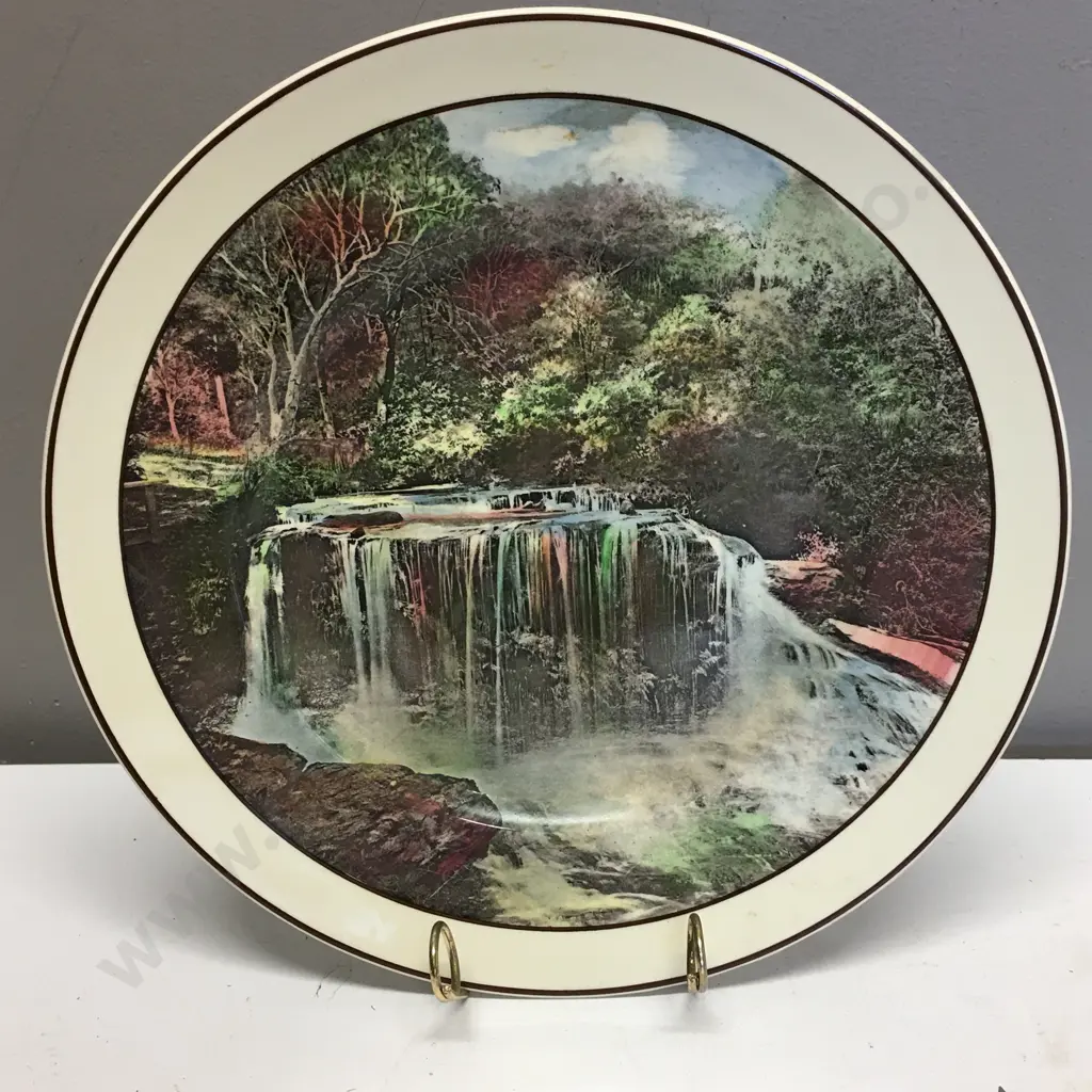 Vintage Royal Doulton Weeping Rock In Mountains Decorative Plate #D6311 Image 1++