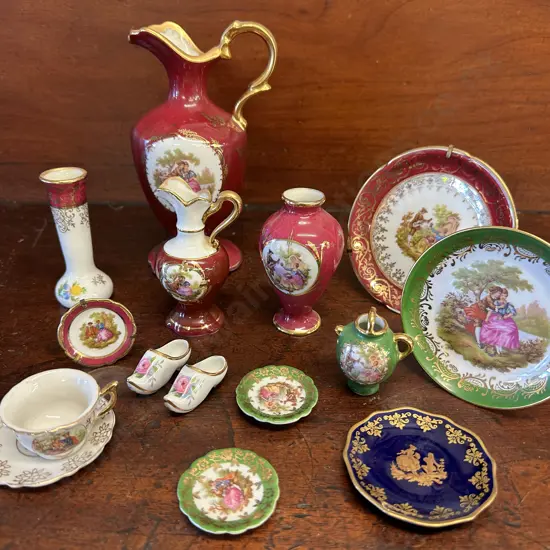 Selection Of Limoges Items