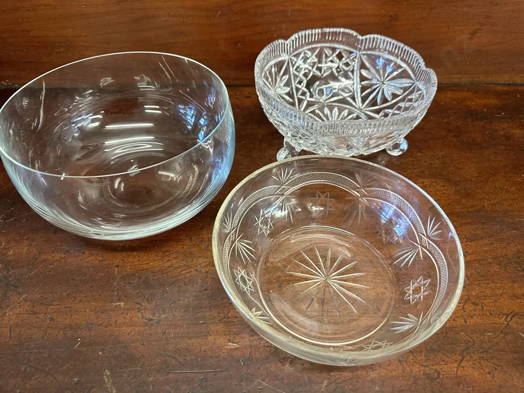 Vintage Crystal Items x3 Image 1++