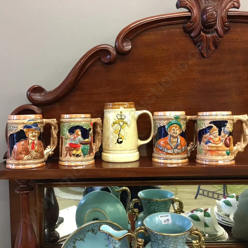 Selection Of Vintage Beer Steins Image 1++