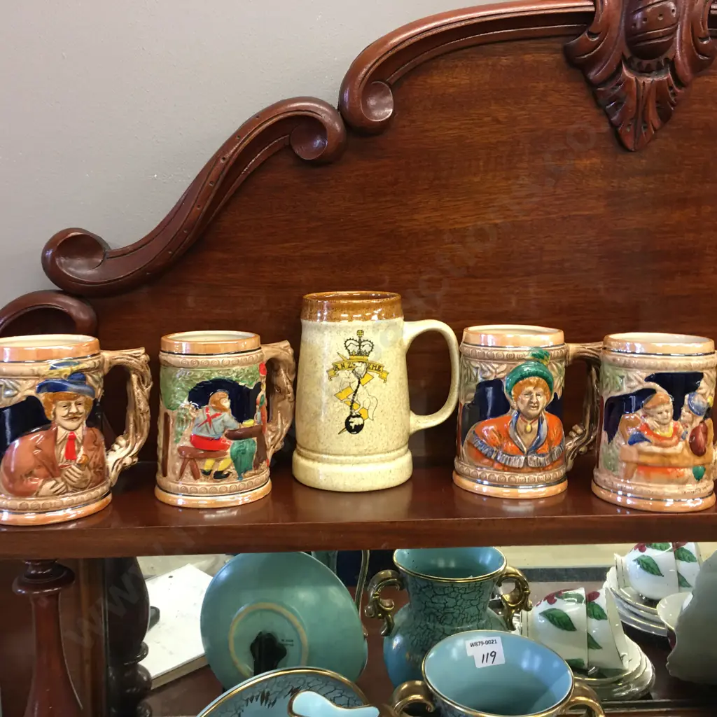 Selection Of Vintage Beer Steins Image 1++