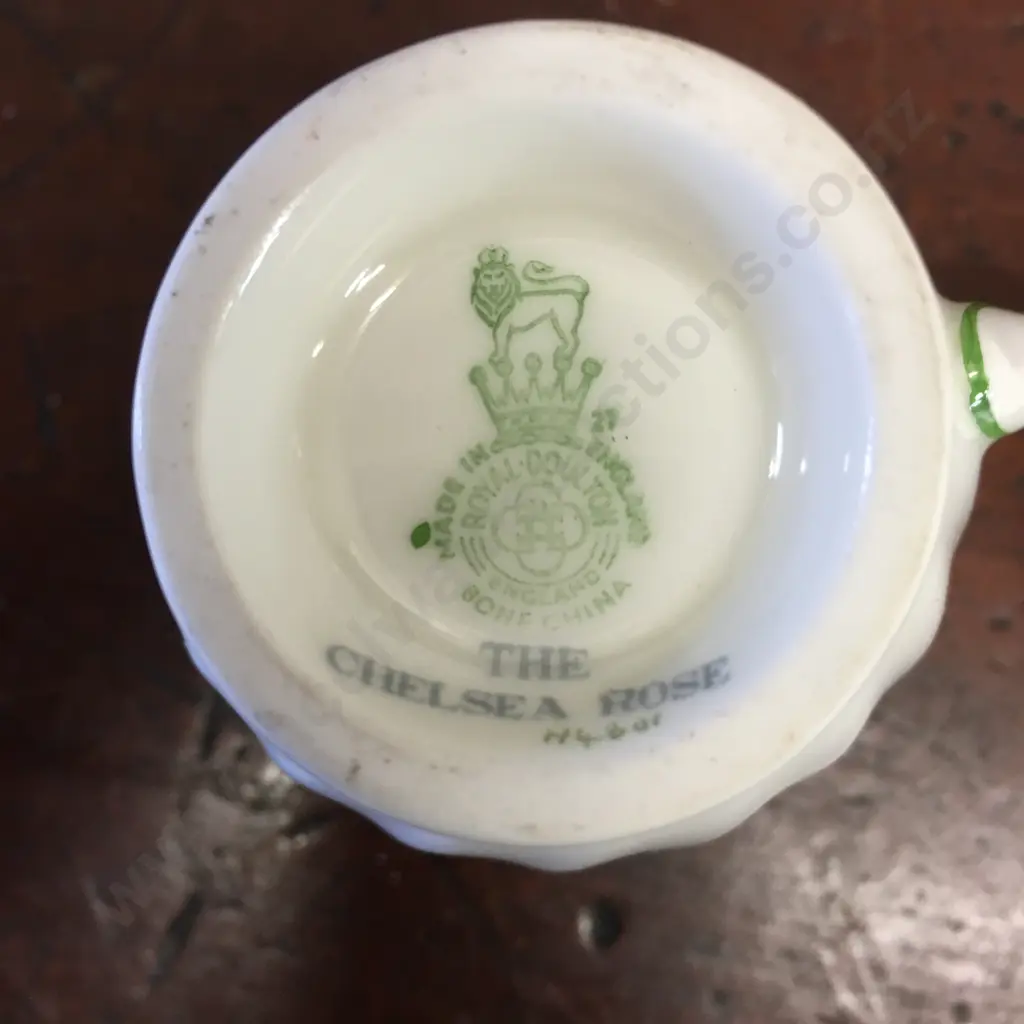 Royal Doulton Coffee Pot, Duos x6, Creamer & Sugar Bowl Image 1++